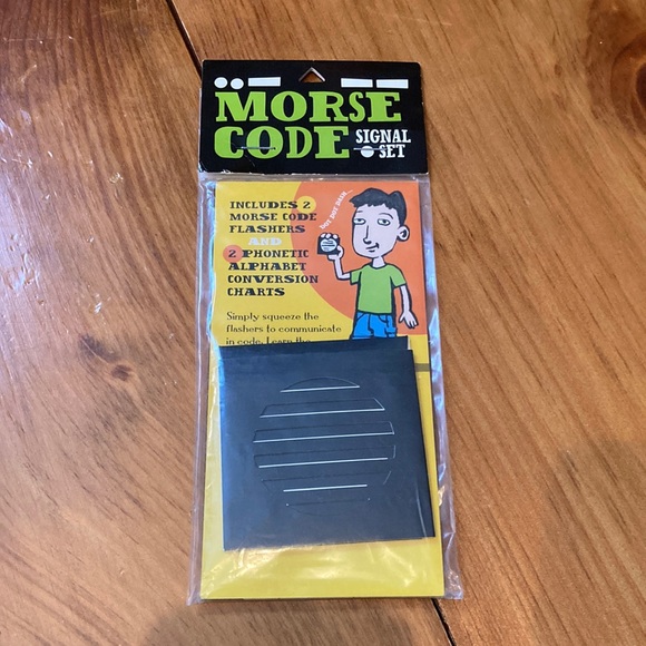 New! MORSE CODE Signal Set - Picture 1 of 3